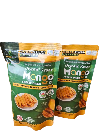 Organic Kesar Mango Freeze-Dried Slices