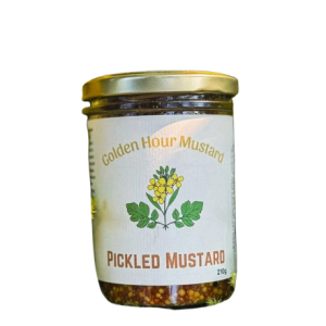 Golden Hour Mustard Pickled Mustard Greens
